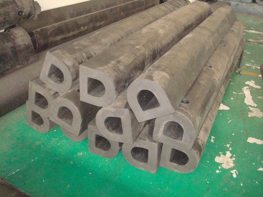 งานหนัก D ยาง Fenders ป้องกันเรือ โอนการติดตั้ง Absorb กระแทกพลังงาน อุณหภูมิทน