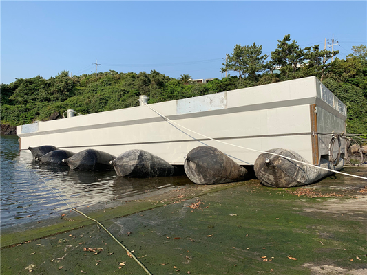 กระเป๋าอากาศสําหรับการปล่อยเรือที่กําหนดเอง ความยาว 1.0m-35m สําหรับการยกกระเป๋ากระบวนการช่วยเหลือเรือใต้น้ํา