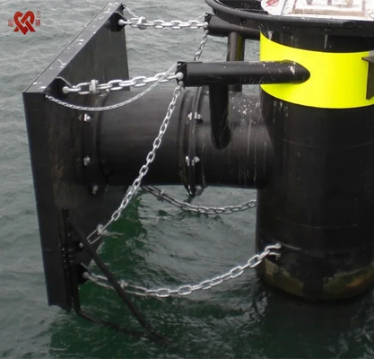 60-80 Shore A Hardness Cell Rubber Fenders สําหรับการป้องกันเรือ ได้รับการรับรอง ISO 9001