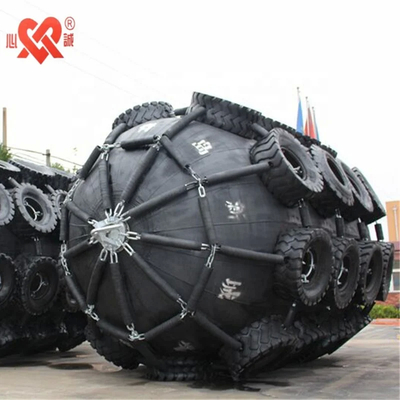 สีดํา น้ําอากาศ Flexible Marine Fenders ด้วยความทนทาน การบํารุงรักษาง่ายและการติดตั้งง่าย