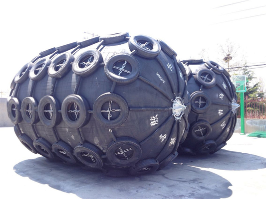ความยาว ≥ 400% สีขาว Marine Pneumatic Floating Airbag Fender