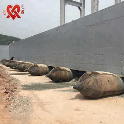 กระเป๋าอากาศสําหรับการปล่อยเรือที่กําหนดเอง ความยาว 1.0m-35m สําหรับการยกกระเป๋ากระบวนการช่วยเหลือเรือใต้น้ํา