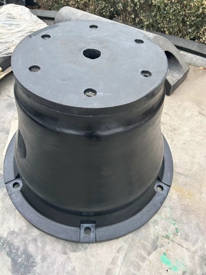 รูปแบบการออกแบบ ขั้นตอน โคเนส ยาง Fenders สําหรับอุตสาหกรรม mooring ผ่อนคลายกระแทก E / RH ค่าสูง