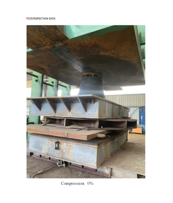 รูปแบบการออกแบบ ขั้นตอน โคเนส ยาง Fenders สําหรับอุตสาหกรรม mooring ผ่อนคลายกระแทก E / RH ค่าสูง