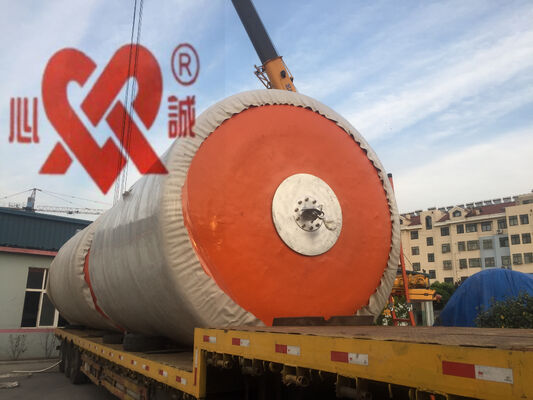 บังโคลนโฟมเติมระยะเวลา 24 เดือน D3.0m X L5.0m การยุบตัว 60 เปอร์เซ็นต์ โซลูชันการป้องกันท่าเรือทางทะเลที่ทนทาน