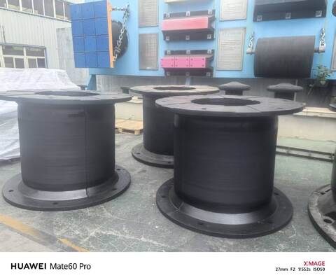 25°C To 80°C Cell Rubber Fenders Black Color With Elongation At Break Exceeding 400 Percent Ideal For Offshore Platforms