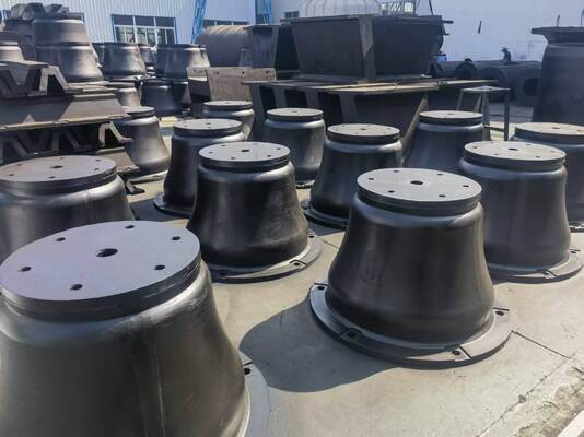 CCS Certified Cone Rubber Fender SGS ยอมรับ อุปกรณ์ป้องกันท่าเรือที่ทนทานสําหรับการวางเรือและการติดต่อเรือ